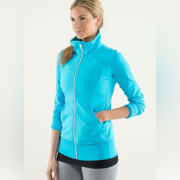 lululemon athletica Jackets & Blazers - Lululemon Contempo Full Zip Jacket
Spry Aqua Blue